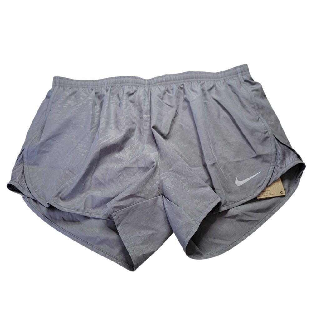 Nike Dri-FIT Women Gray Running Shorts Size XL